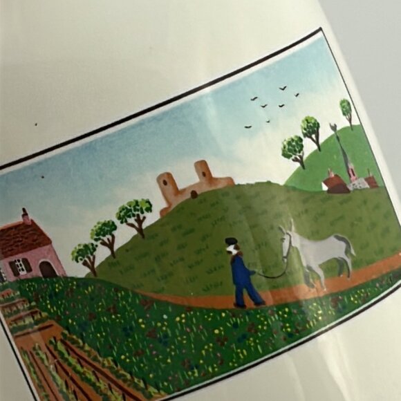 Villeroy & Boch Design Naif Handled Oil Cruet Pitcher Syrup Bottle NO Stopper - Picture 8 of 12